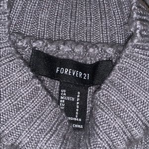 forever 21, gray sweater